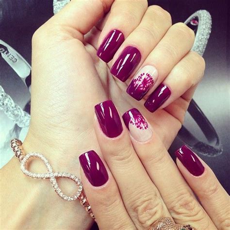 This color is so powerful and you can see the. Pin by Eda Bran on N A I L S O N F L E E K | Burgundy ...
