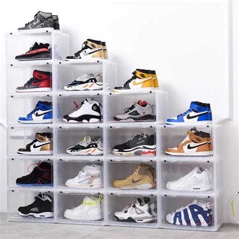 Before buying shoes online, please check the sellers return policy, to make sure you are coverered in the off chance that you end up with a size that does deriving the shoe size. Sneaker box shoe box set of 2 | Shopee Malaysia