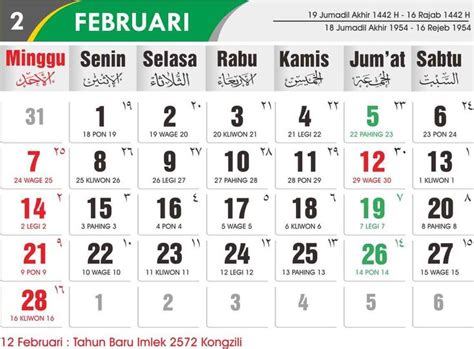 Download nu din nye app. Download Kalender 2021 Lengkap dan Gratis - Kangtutorial ...