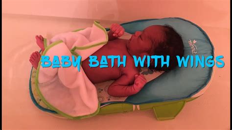 When choosing a baby bath, be on the lookout for features that assist in always keeping baby safe. Summer Bath Sling with Warming Wings | Babies and Kiddos