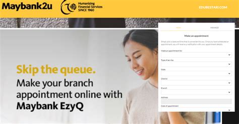 Bank bii maybank memiliki kode bank 016. Maybank EzyQ: Cara Buat Temu Janji Dengan Maybank, Tak ...