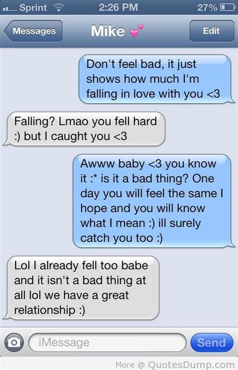 Women love to hear how important they are to a man. Cute Text Messages To Send To Your Boyfriend Cute Text ...