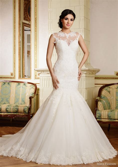 Browse david's bridal wedding dresses for sale, including discount plus size & designer wedding dresses online now! Maya Fashion 2015 Wedding Dresses — Royal Bridal ...