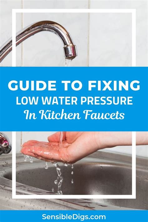 With a low water pressure faucet, you can carry out everyday sink tasks without worrying about water splashes. Guide to Fixing Low Water Pressure in Kitchen Faucets ...