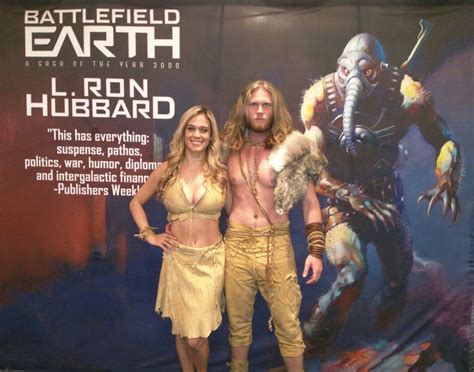 I just got done reading battlefield earth. Dress rehearsal for Battlefield Earth release event with ...