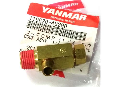 Just to make sure i understand the instructions, the i was changing the engine oil this weekend. Genuine YANMAR - 1/4" Coolant drain cock 2QM15 3QM204JH ...