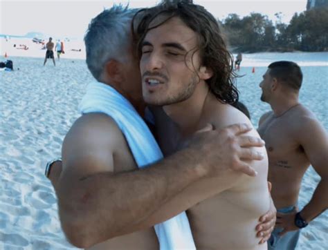 Stefanos tsitsipas says he was made to drink alcohol during wild laver cup celebrations alongside roger federer and rafael nadal. Tsitsipas hugging his father Apostolos after epic meltdown ...