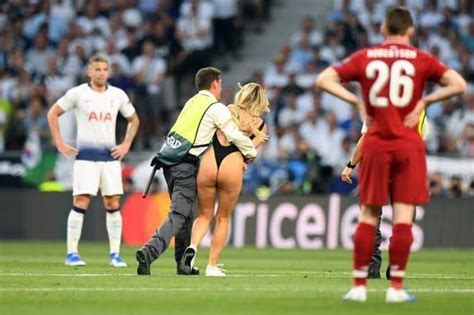 A streaker intent on disrupting the flow. Kinsey Wolanski bio - who is the Champions League streaker ...