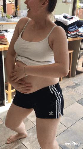 What to gift when someone is pregnant. Pregnant Lady Belly Rub GIF - PregnantLady BellyRub Dance ...