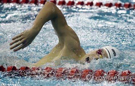 그 정도로 열심히 노력했던 박태환 선수. -전국체전- 박태환, 자유형 200m 예선 1위로 결승 진출 | 연합뉴스