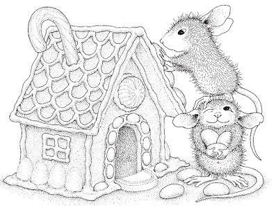 650x816 easy christmas coloring pages cute coloring pages coloring pages. Stampendous - Cling Mounted Rubber Stamp - House Mouse ...