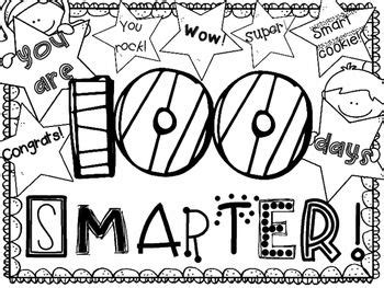 First day of school coloring page. 100th Day Coloring Page ~ FREEBIE! | 100th day of school ...