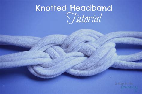 Simple crafts and diy ideas and tutorials. DIY T-Shirt Knotted Headband Tutorial