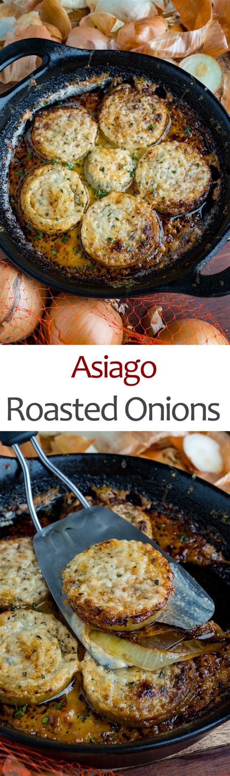 To a blender add roasted garlic, mayonnaise, butter, asiago cheese, lemon juice, basil, parsley, onion powder, salt, and pepper. Asiago Roasted Onions - Closet Cooking