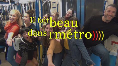 Vendredi 16 avril 2021, une vidéo postée sur instagram dans laquelle une femme est poussée dans les escaliers d'une bouche de métro par un inconnu a été visionnée plusieurs milliers de fois. Il fait beau dans le métro - YouTube