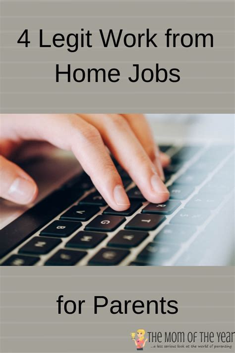 Generally speaking, people who work remotely have more flexibility. 4 Legit Work from Home Jobs for Parents - The Mom of the Year