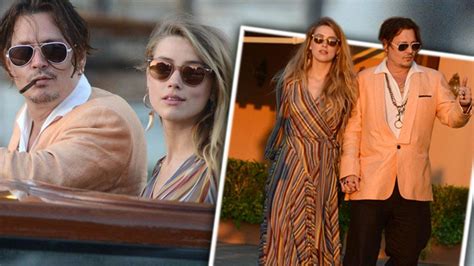 Young johnny depp johnny depp movies pretty men beautiful men the astronaut's wife the hollywood vampires baker street jude law the perfect spencerarmacost theastronautswife johnnydepp animated gif for your conversation. Johnny Depp And Wife Amber Heard Take A Romantic Boat Ride ...