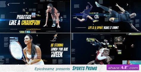 Create stunning motion graphics with our free after effects templates! Videohive Sports Promo 12845482