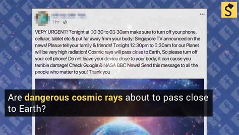 The cosmic microwave background (cmb, cmbr), in big bang cosmology, is electromagnetic radiation which is a remnant from an early stage of the universe, also known as relic radiation. FACT CHECK: Dangerous Cosmic Rays Will Pass Close to Earth ...