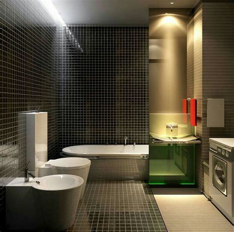 Wine boxes add beautiful warm color and create easy storage. Beautiful small bathroom design | Beautiful small bathroom ...