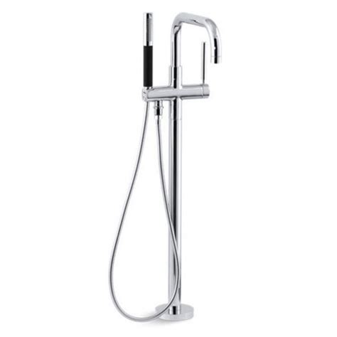 Discover a range of styles, from traditional to transitional to modern, for the perfect finish to your bathroom. Kohler Purist KT97328-4 Floor Mount Bathtub Faucet with ...