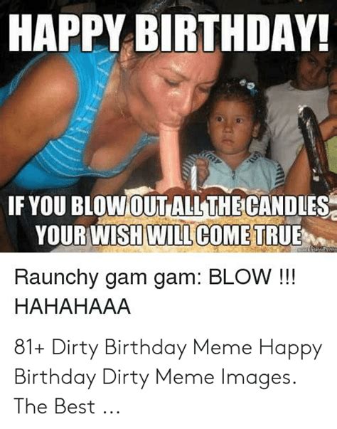 People do not use birthday wishes now to wish their friends happy birthday but instead, they look for funny happy birthday meme. Happy Birthday Meme Dirty Girl - صور