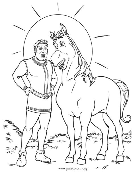 Coloring pages for shrek are available below. Donkey From Shrek Pictures - Coloring Home