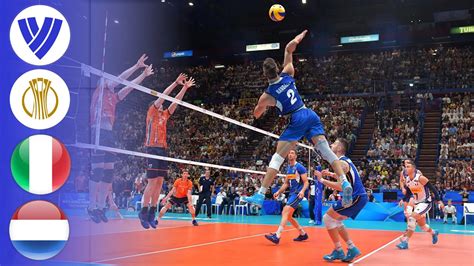 Second half ends, italy 1, netherlands 0. Italy vs. Netherlands - Full Match | Round 2 | Men's ...