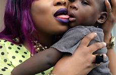 kissing son laide bakare child tongue her abuse licks lips nairaland slam fans sons africa nigeria celebrities fire under herself