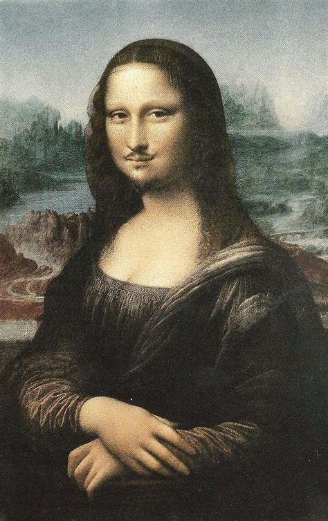 .da vinci , mostly because the woman's features resembled those of faces in da vinci's paintings. Obra "L.H.O.O.Q" de Marcel Duchamp - Releitura da Obra ...