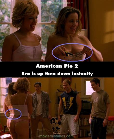 American pie 2 (2001) the whole gang are back and as close as ever. American Pie 2 movie mistake picture 7