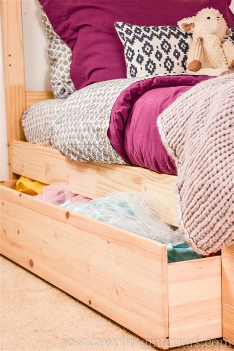 Create more space with our under bed storage boxes. Under Bed Storage for Kids: A Simple IKEA Hack in 2020 ...