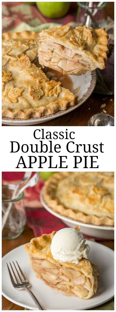 Mini apple pies with pillsbury® crust. Classic Double Crust Apple Pie | Recipe | Double crust ...