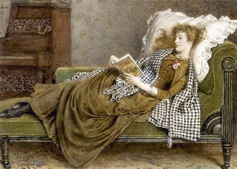 There is also a wall clock and a vase with decorative branches in the room stock vector 202714772 from depositphotos collection of millions of premium. A Young Lady Reading in an Interior, George Goodwin ...