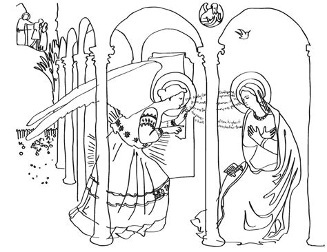 We have collected 39+ annunciation coloring page images of various designs for you to color. Fra Angelico The Annunciation | Fra angelico, Book art ...