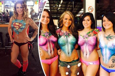 Alexa & miley amateur 3way. Naked girls: Judge to rule if sexy body paint strippers ...