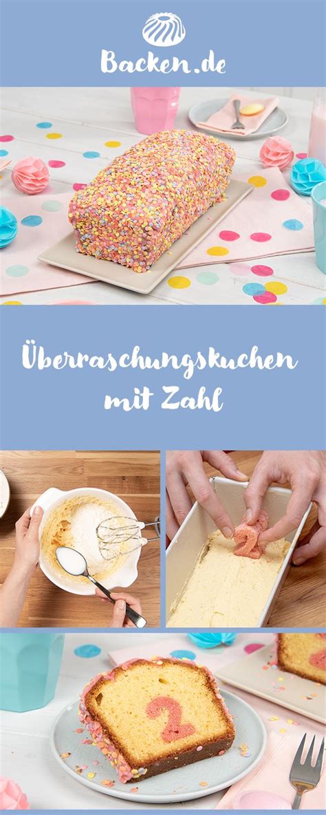 Danach schneidest du den kuchen in scheiben und stichst aus jeder scheibe eine kuchenzahl aus. Überraschungs-Kuchen mit Zahl - Rezept von Backen.de ...