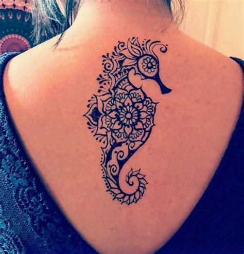 Before you get a seahorse tattoo, though, you should decide on certain factors like size, color and background design. #sealife #sealife #mandala | Seahorse tattoo, Mermaid ...