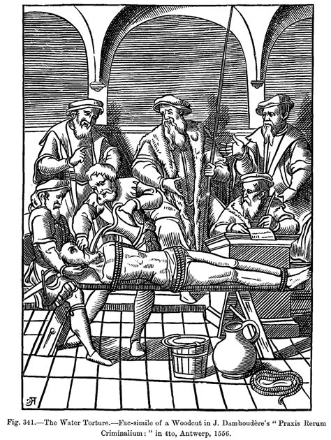 The schwedentrunk was a method to torture people in the peasant wars. Schwedentrunk - Wikipedia