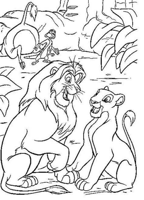 Lion king printable coloring pages. lion king 6 Colouring Pages | Cartoon coloring pages, Disney coloring pages, Horse coloring pages