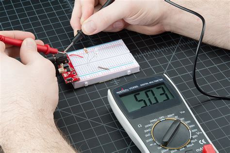 Depending on the precise model, the execution may differ. How to Use a Multimeter - learn.sparkfun.com
