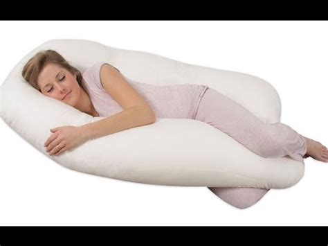 We researched the best body pillows for pregnancy, back pain, and more. Comfort U Total Body Support Pillow - YouTube