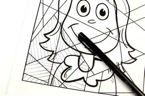 These train coloring pages to print will surely make things easier for both of you. Printable Cindy Lou Who Coloring Page | Mama Likes This