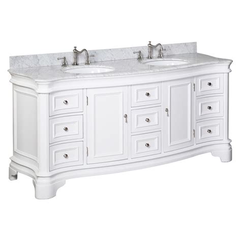 Check spelling or type a new query. Katherine 72-inch Double Vanity with Carrara Marble Top in ...