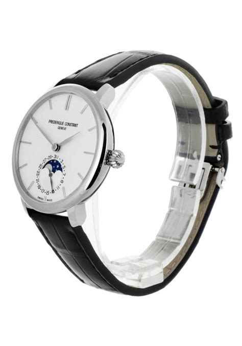 Die uhren von frederique constant bedienen jeden geschmack und eignen sich zudem für jeden anlass. Frederique Constant Manufacture Slim Mondphase Automatic ...