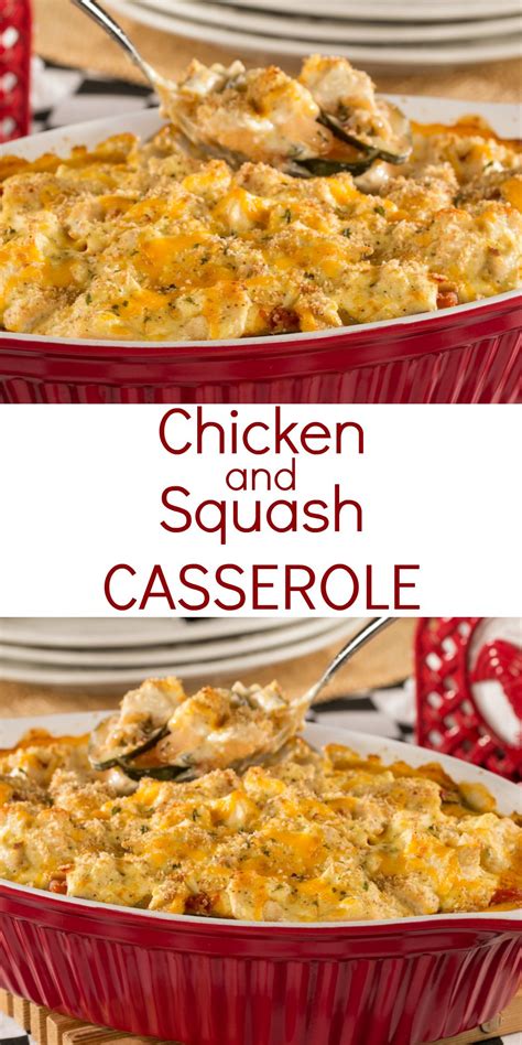 What i love about this curry chicken casserole recipe is that it's just as easy to make as my mother's boxed variety. Chicken and Squash Casserole | Recipe | Yellow squash ...