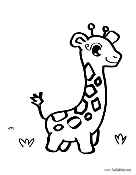 Madli is an illustrator based in the netherlands. Cute coloring page! | Giraffe coloring pages, Cute ...