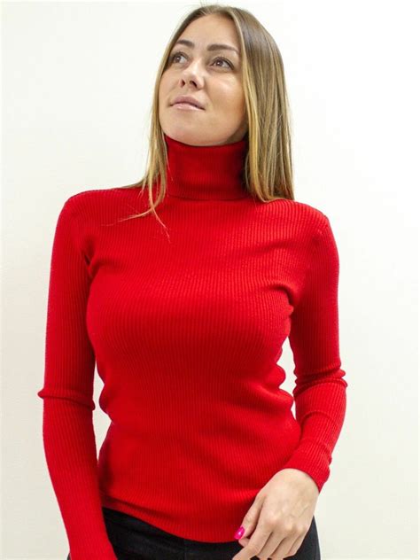 Women turtleneck sweater knitwear thick winter warm women's turtleneck pullover sweater for women white sweaters female 2020. luvly fit indeed in 2020 | Tight sweater outfit, Ladies ...