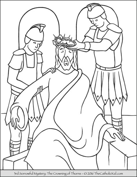 From the rosary section of catechism of the seven sacraments, this coloring page can help your children reflect more deeply on the luminous mysteries of the rosary. The Big Christian Family: Lent 2020