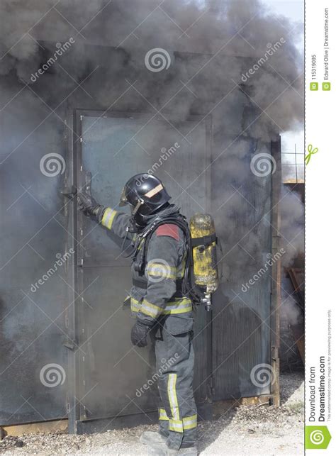 With the understanding and skill if required a fire safety trainer can visit your workplace to determine your fire safety equipment before enrolling into this training course, please download and read the course participant handbook. Fireman Fire Training Station Drill Stock Image - Image of ...